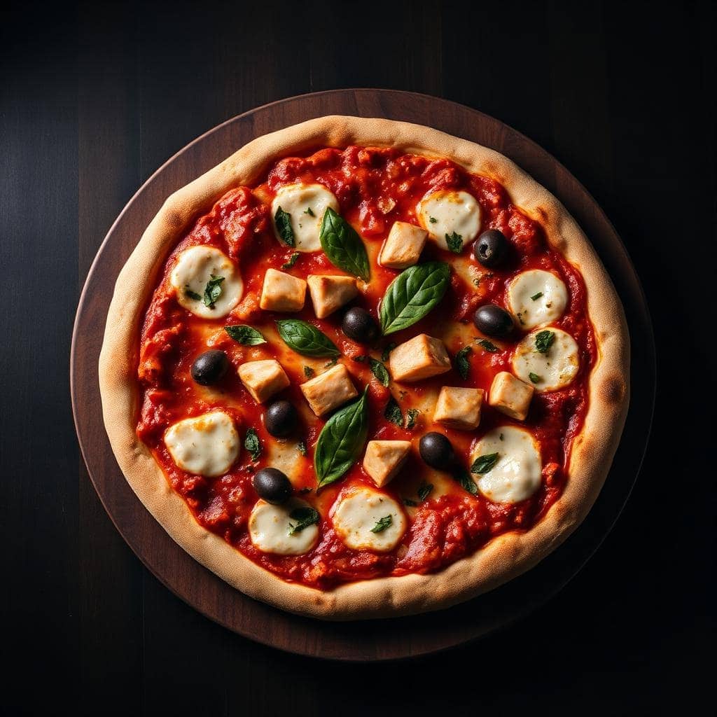 Tea Wala special pizza served fresh